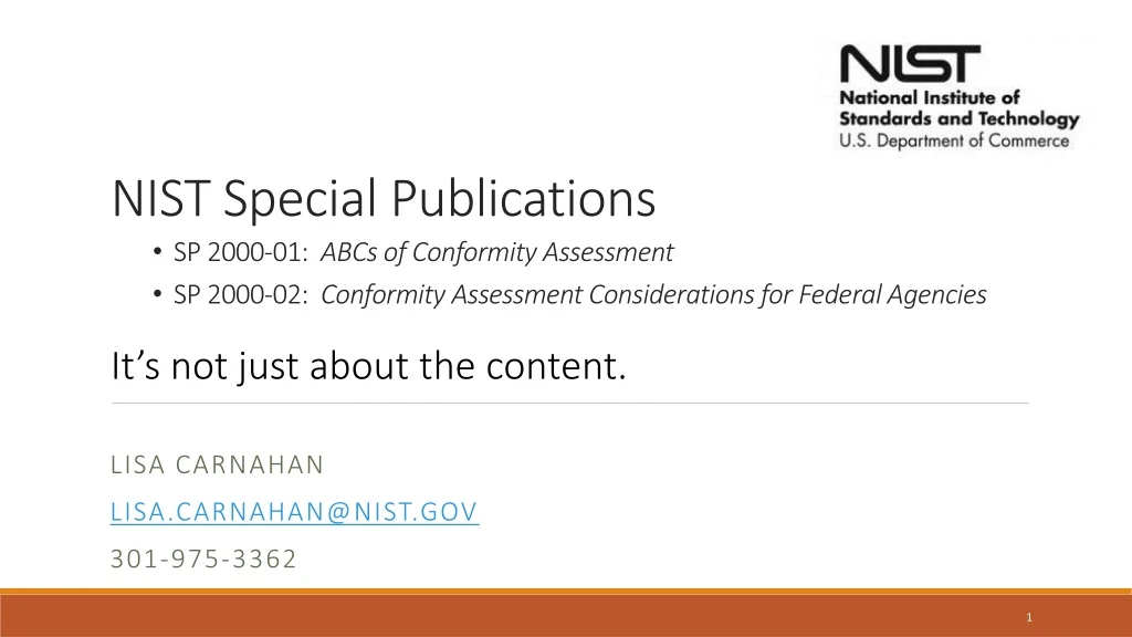 nist special publications