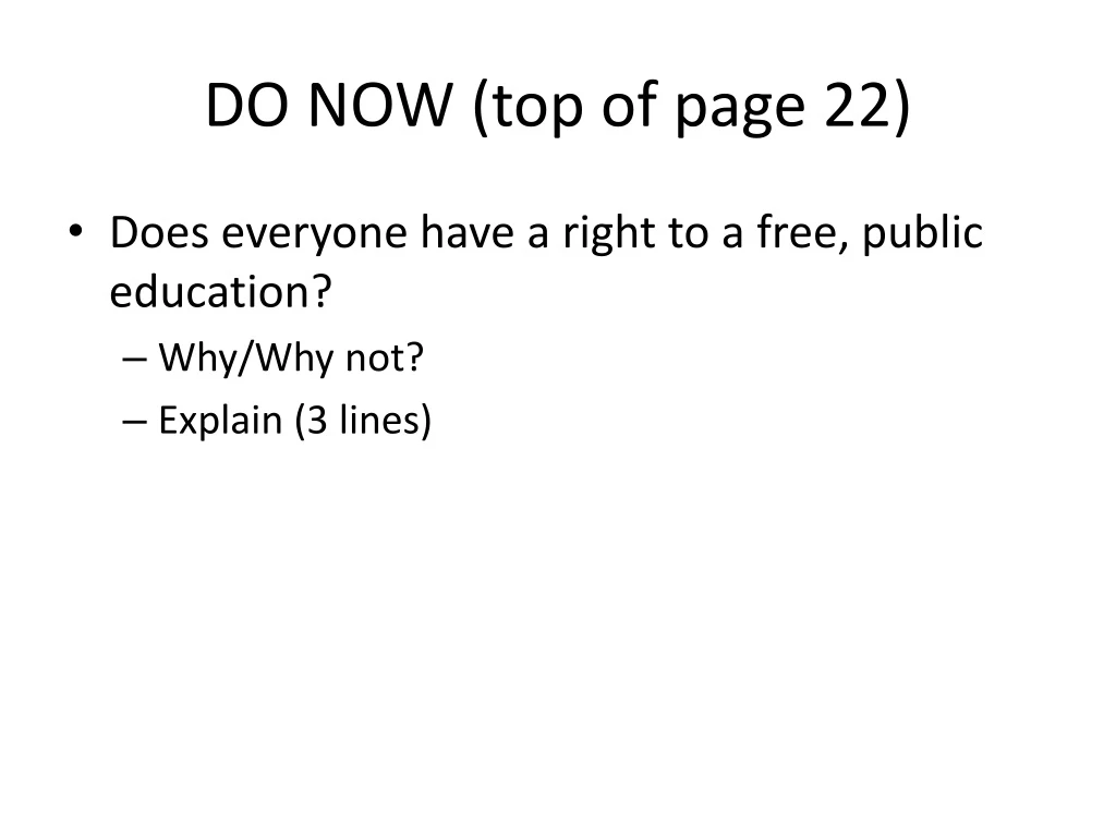 do now top of page 22