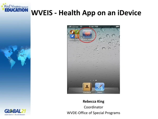 WVEIS - Health App on an iDevice