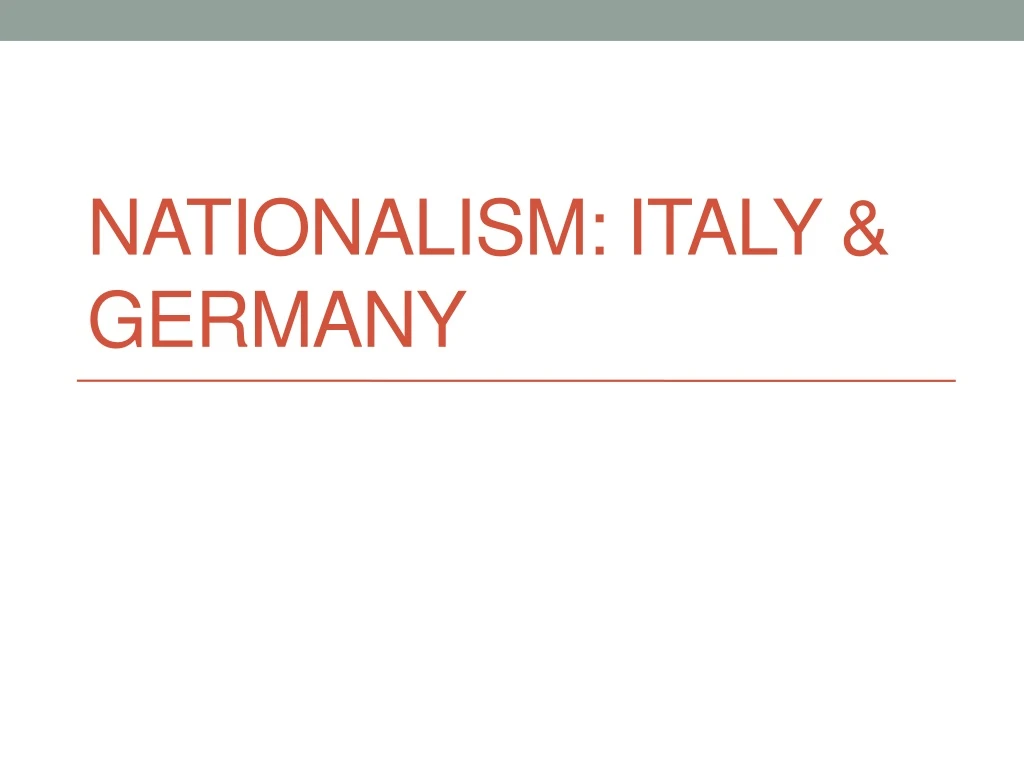 nationalism italy germany