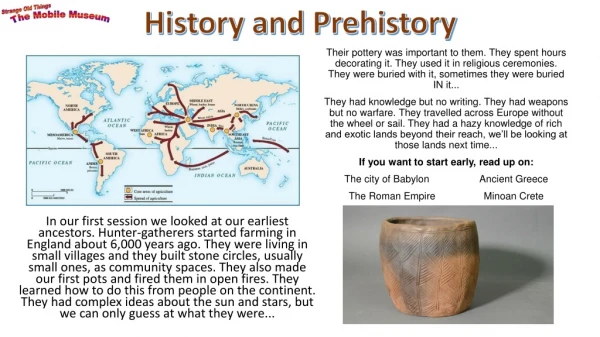 History and Prehistory
