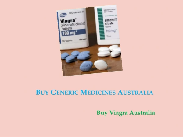 Buy Generic Medicines Australia