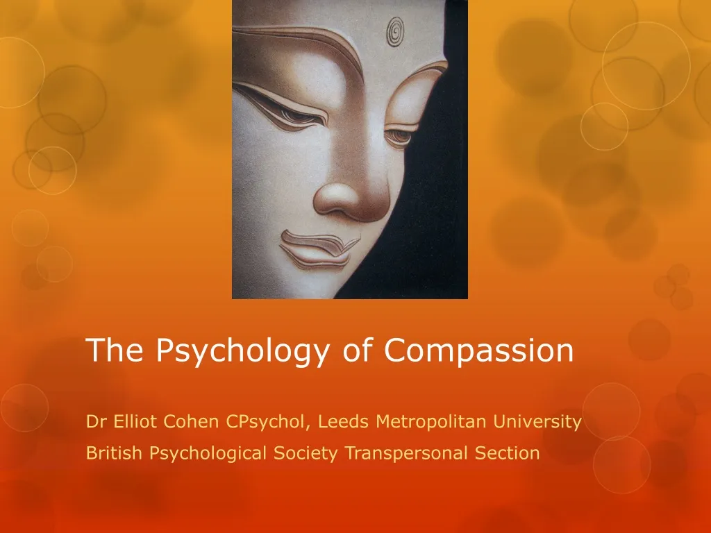 the psychology of compassion