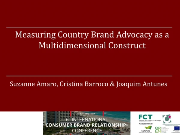 Measuring Country Brand Advocacy as a Multidimensional Construct