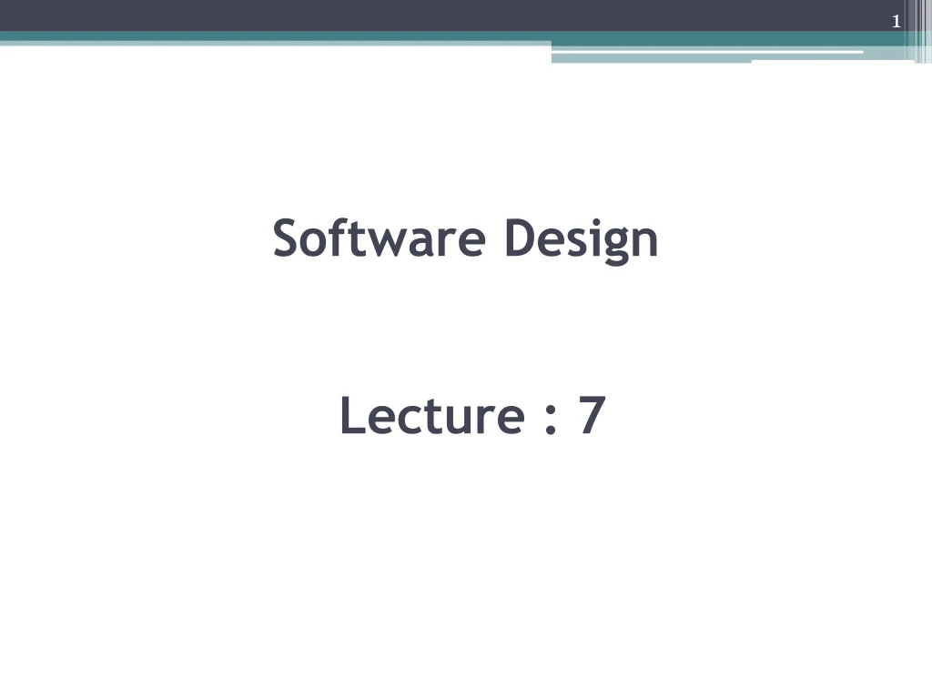 software design