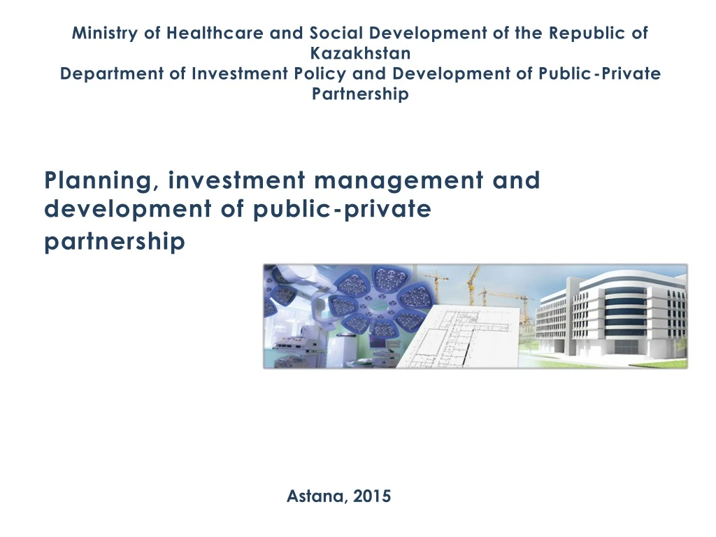 ministry of healthcare and social development