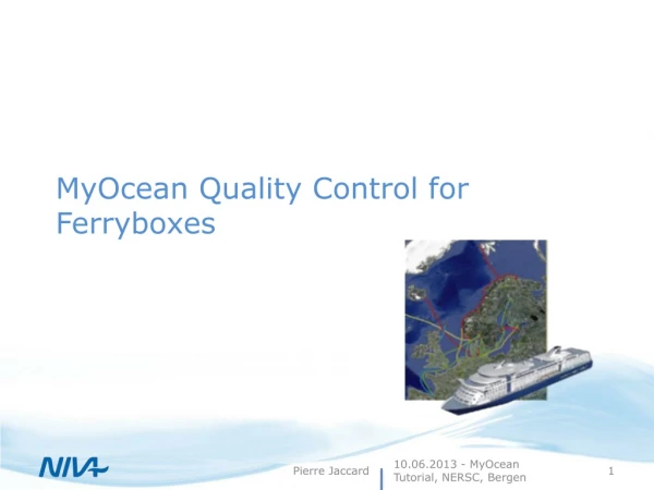 MyOcean Quality Control for Ferryboxes