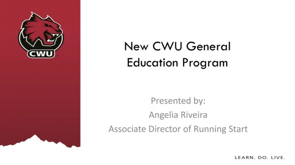 New CWU General Education Program