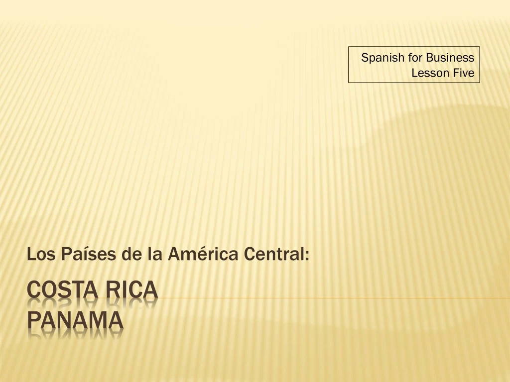 los pa ses de la am rica central