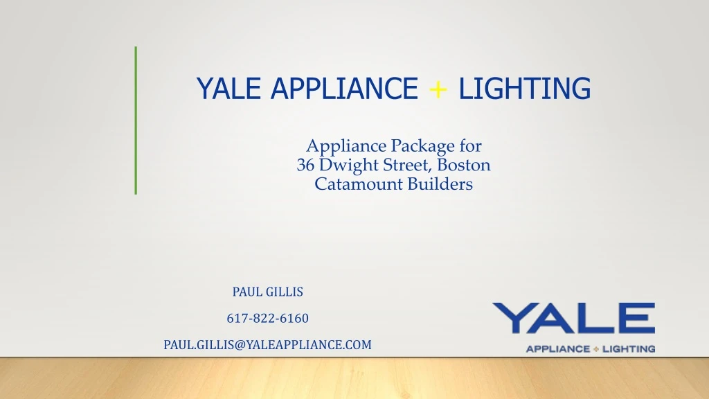 yale appliance lighting appliance package for 36 dwight street boston catamount builders