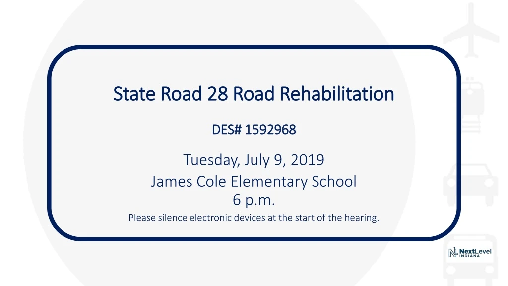 state road 28 road rehabilitation des 1592968