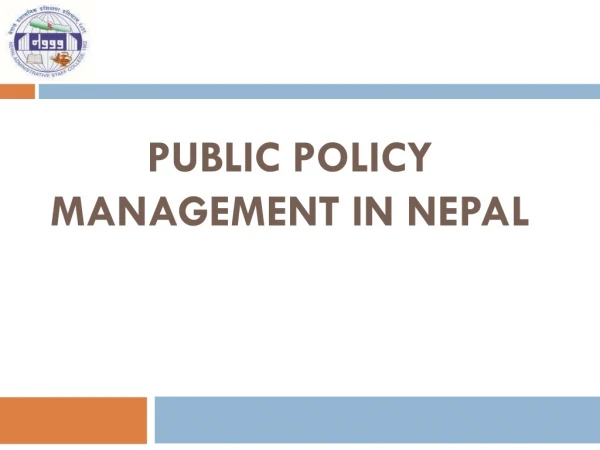 Public Policy Management in Nepal