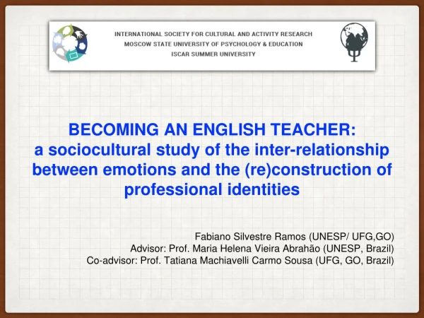 BECOMING AN ENGLISH TEACHER: