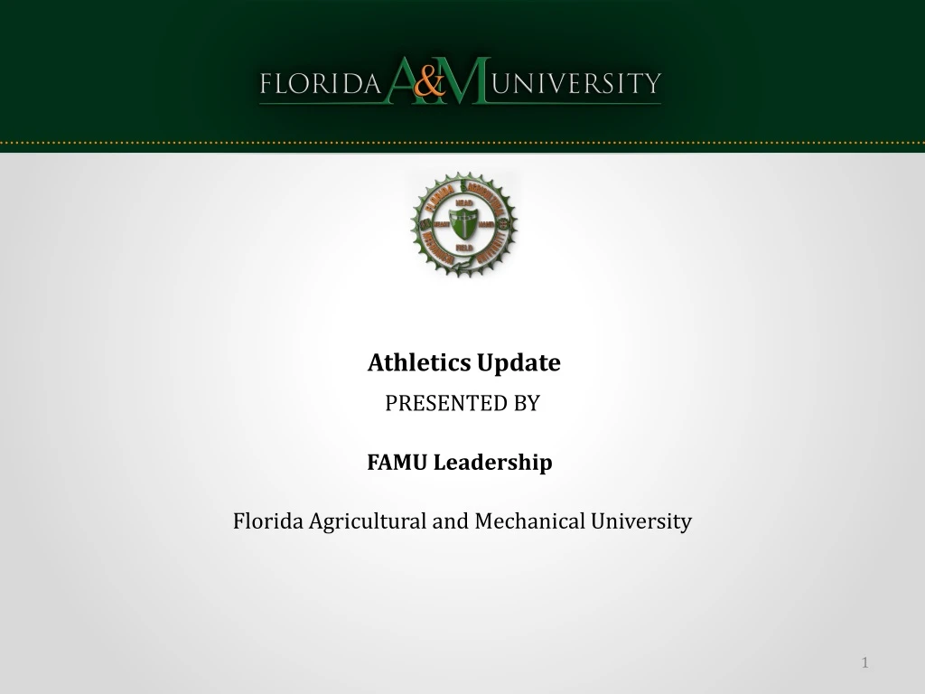 athletics update