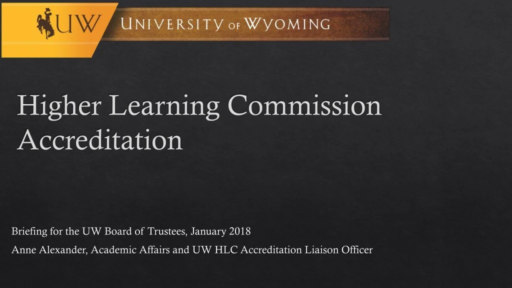 higher learning commission accreditation