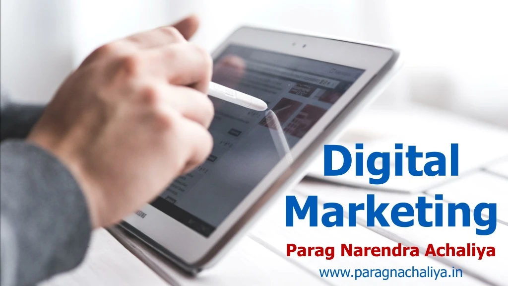 digital marketing parag narendra achaliya