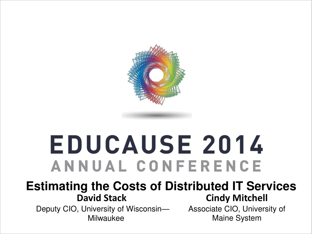 estimating the costs of distributed it services