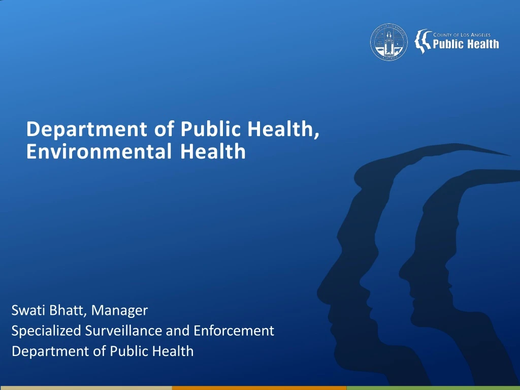 department of public health environmental health
