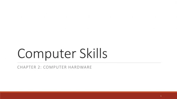 Computer Skills