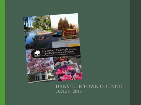 DANVILLE TOWN COUNCIL JUNE 6, 2018
