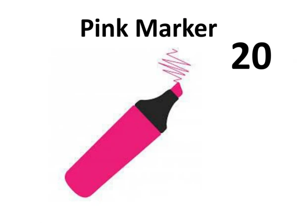 Pink Marker