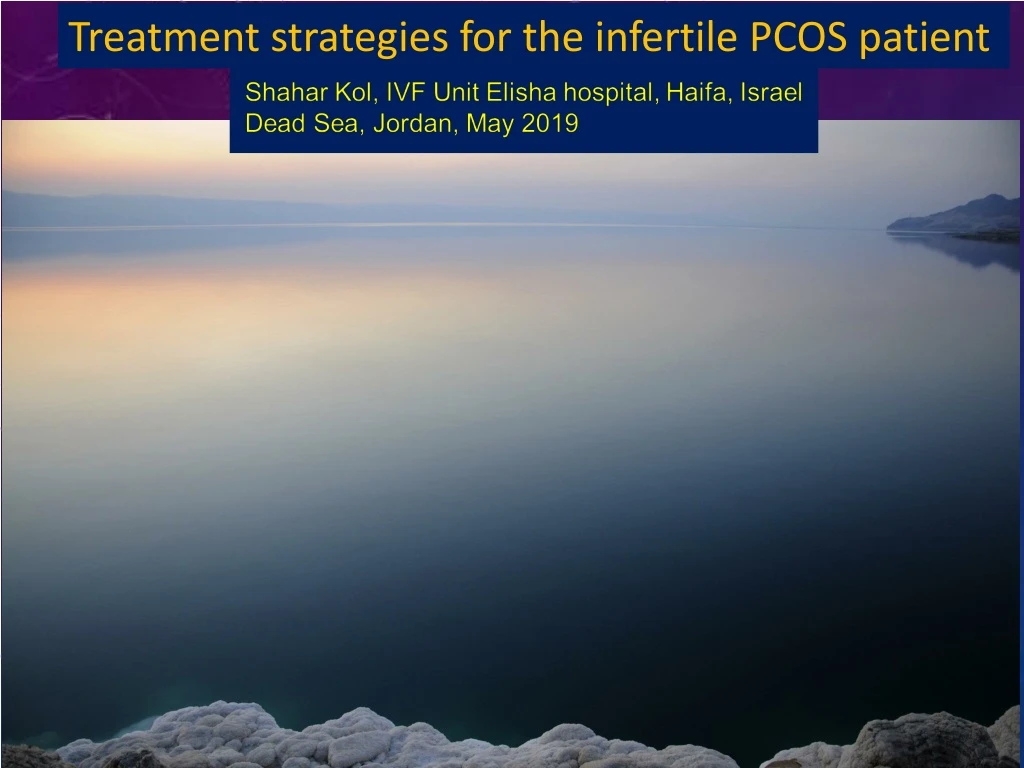 treatment strategies for the infertile pcos