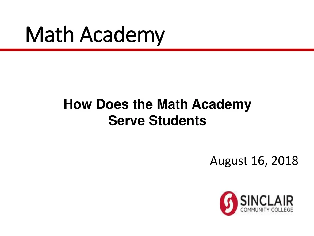 math academy