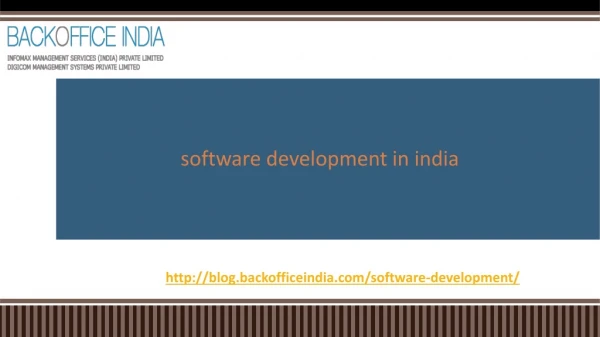 software development in india