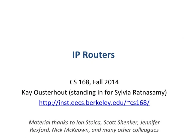 IP Routers