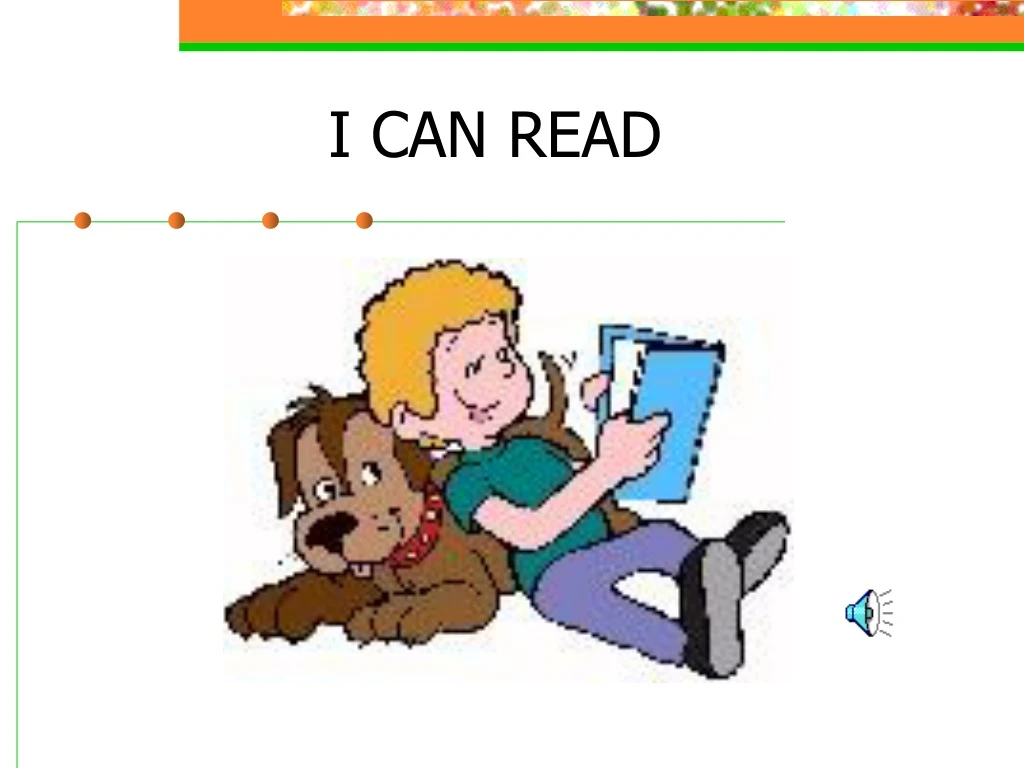 i can read