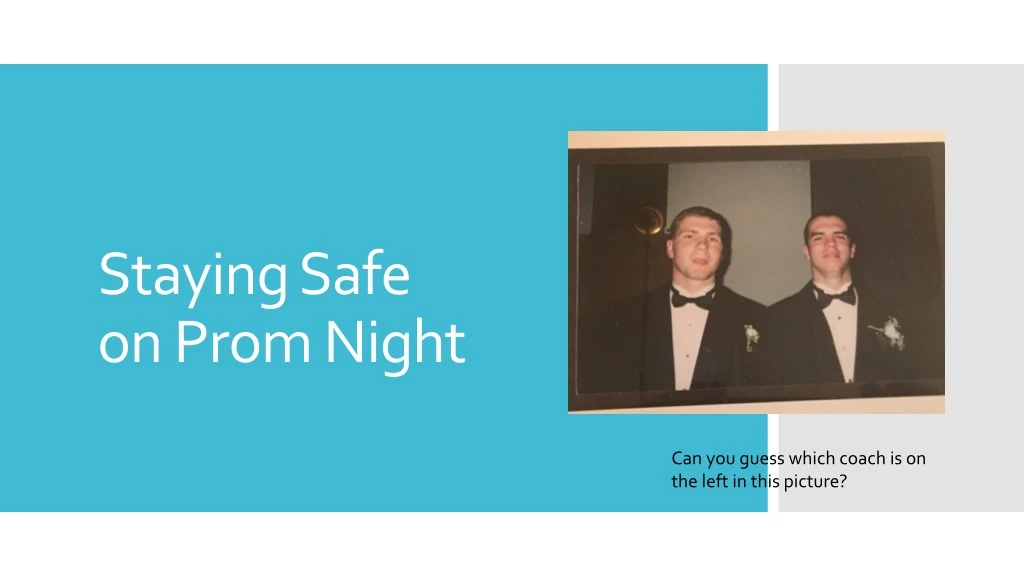 staying safe on prom night