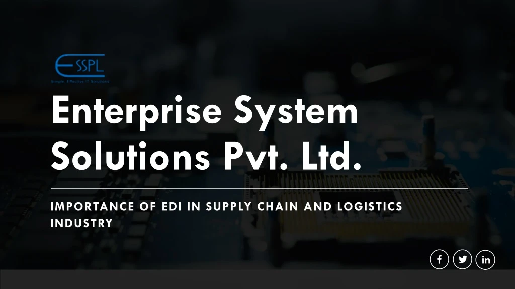 enterprise system solutions pvt ltd