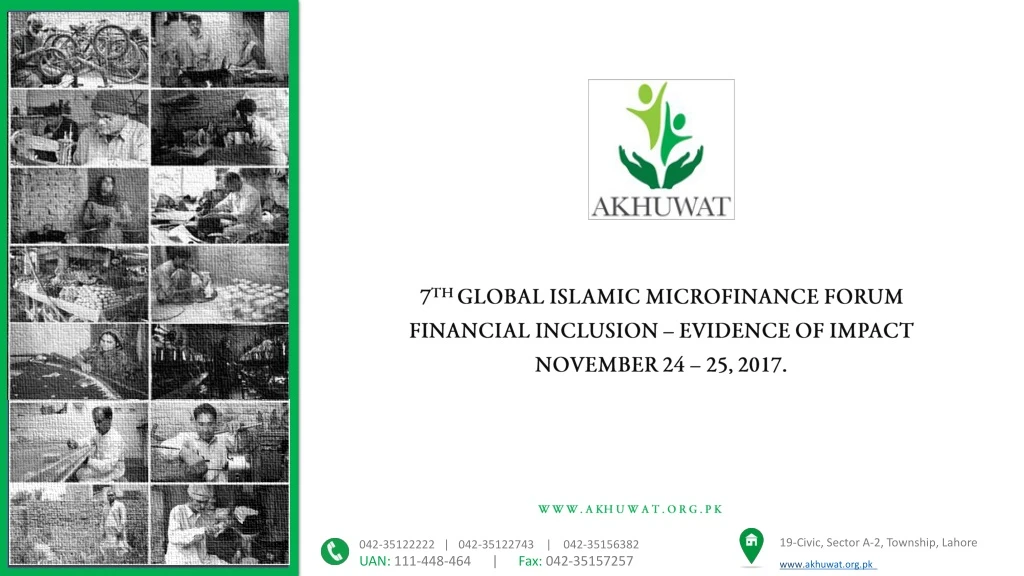 7 th global islamic microfinance forum financial