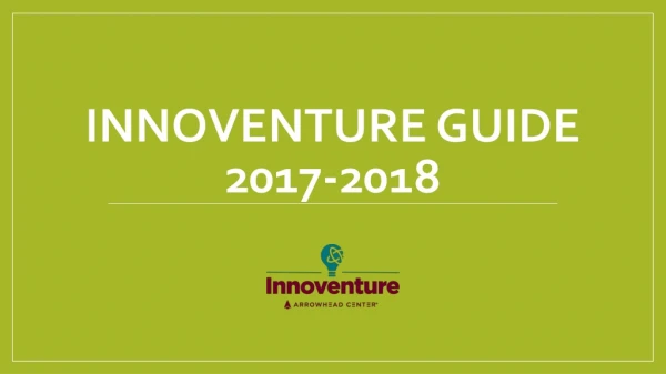 Innoventure Guide 2017-2018