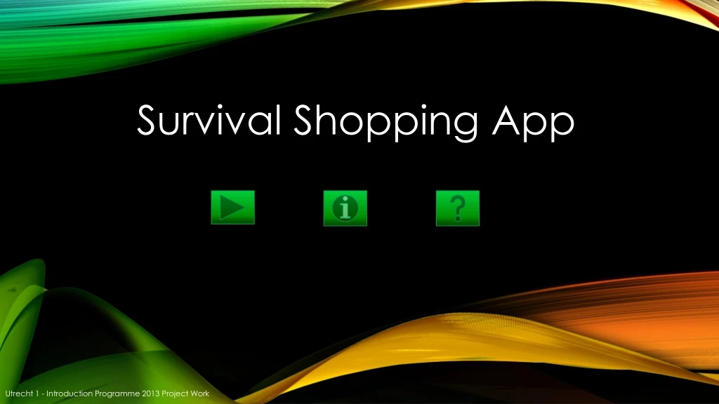 survival shopping app