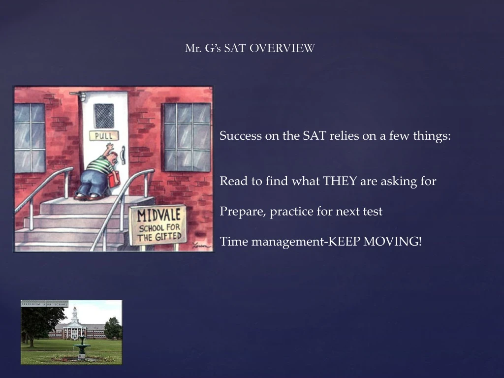 mr g s sat overview