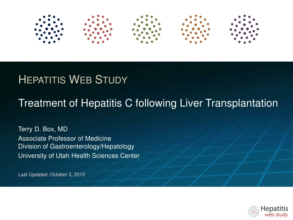 treatment of hepatitis c following liver transplantation