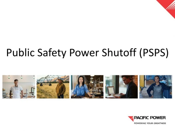 Public Safety Power Shutoff (PSPS)