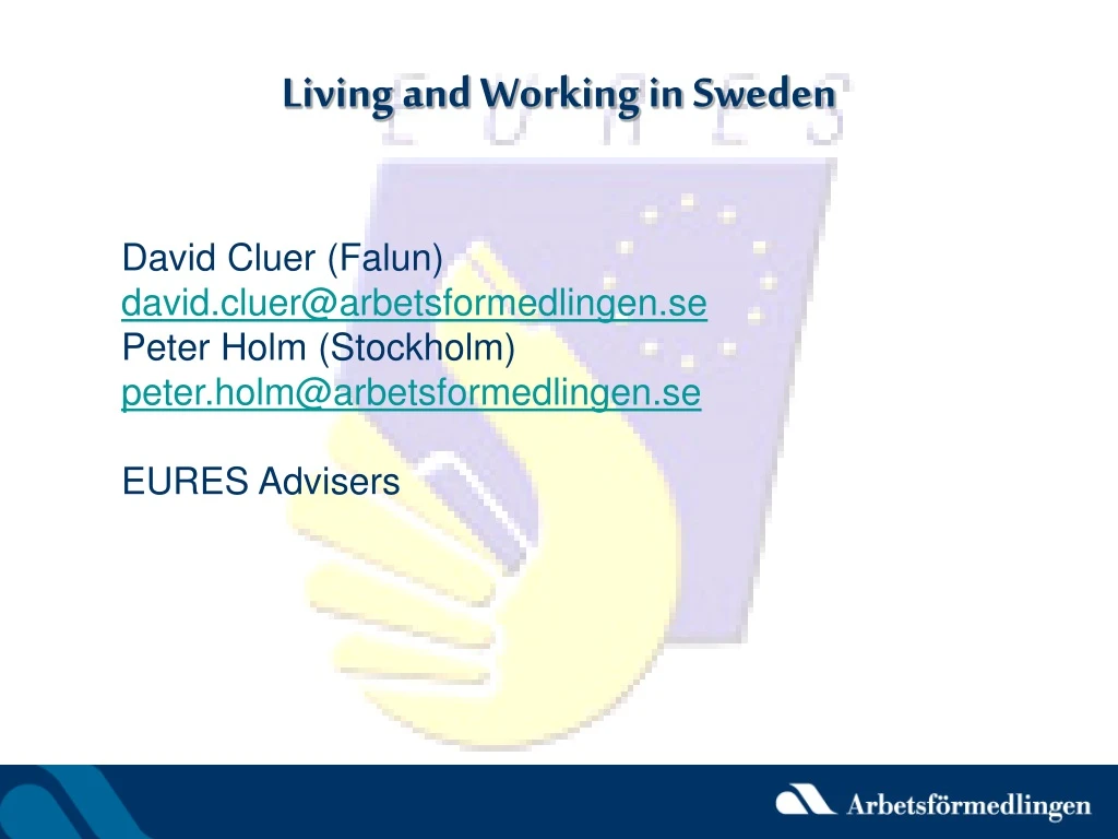 living and working in sweden