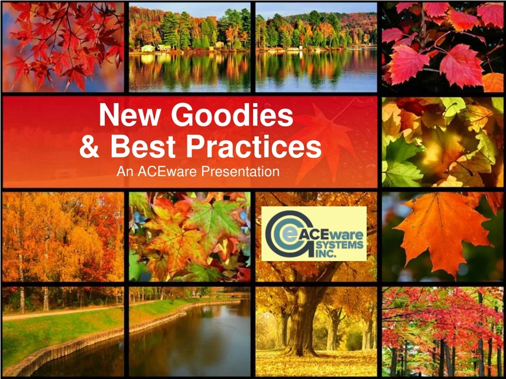 new goodies best practices