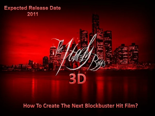 How To Create The Next Blockbuster Hit Film?