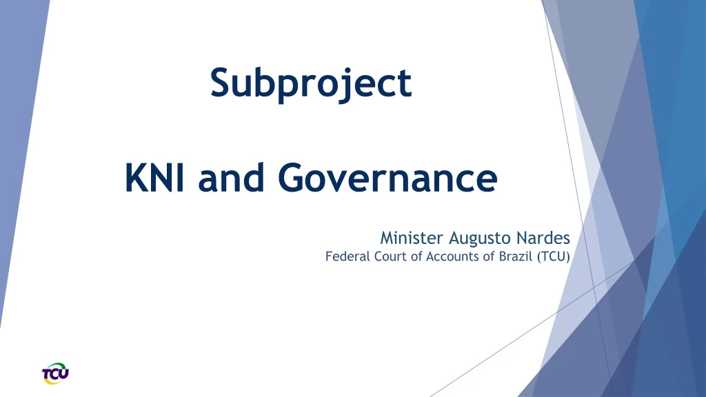 subproject kni and governance