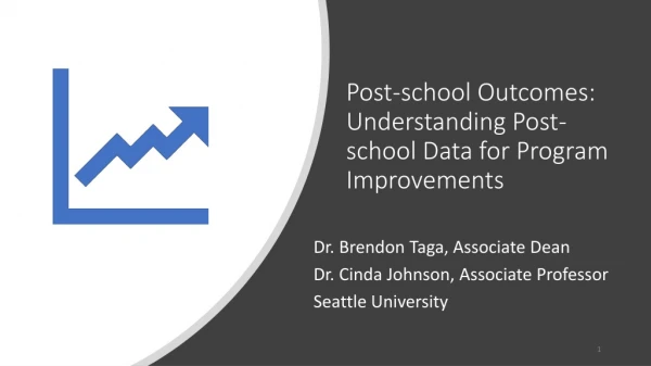 Post-school Outcomes: Understanding Post-school Data for Program Improvements