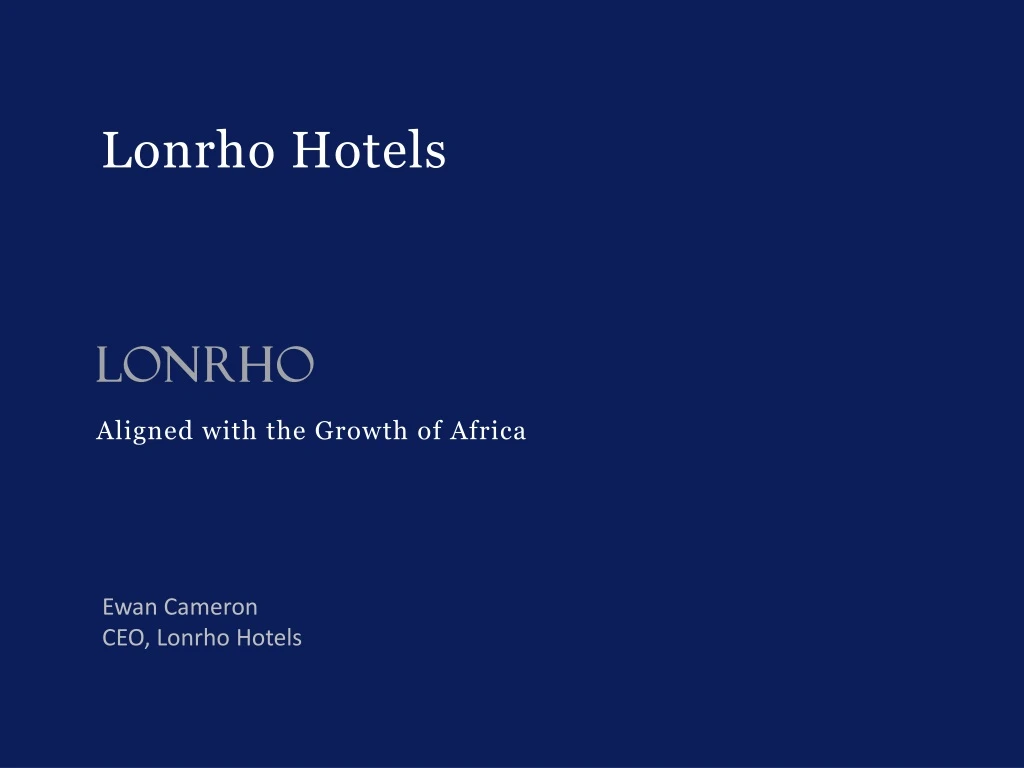 lonrho hotels