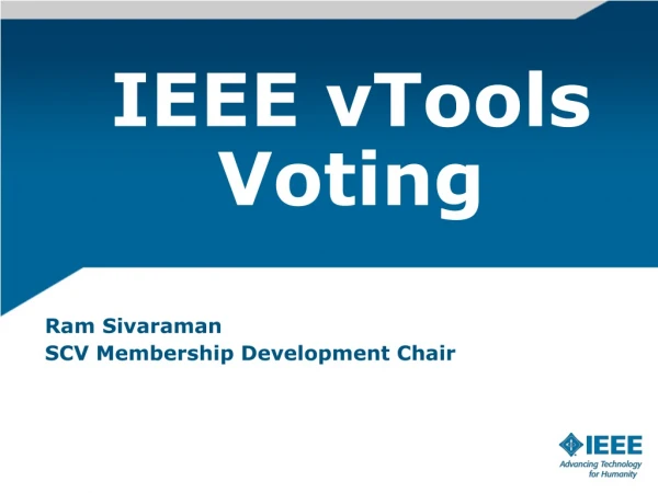 IEEE vTools Voting