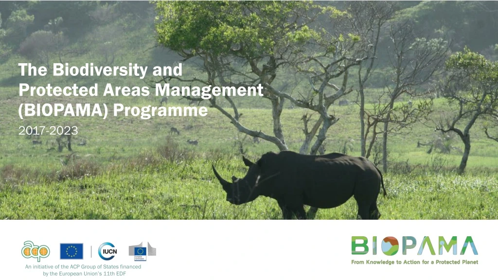 the biodiversity and protected areas management biopama programme