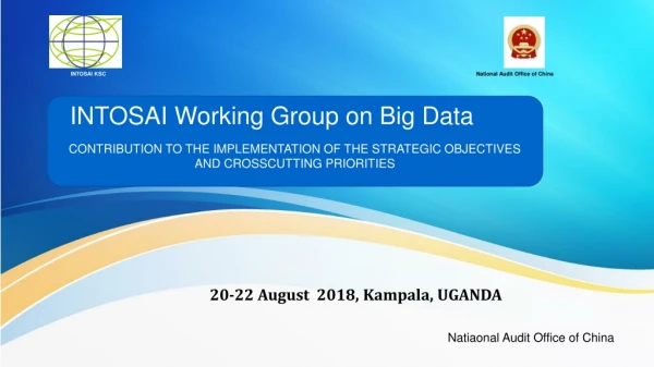 INTOSAI Working Group on Big Data