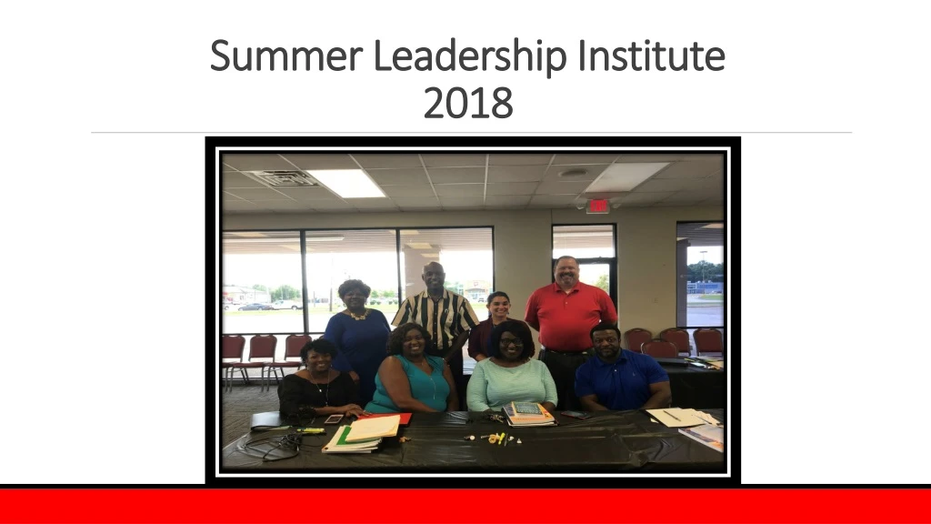 summer leadership institute 2018
