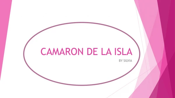 CAMARON DE LA ISLA