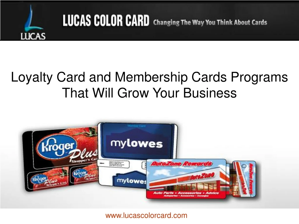 loyalty card and membership cards programs that